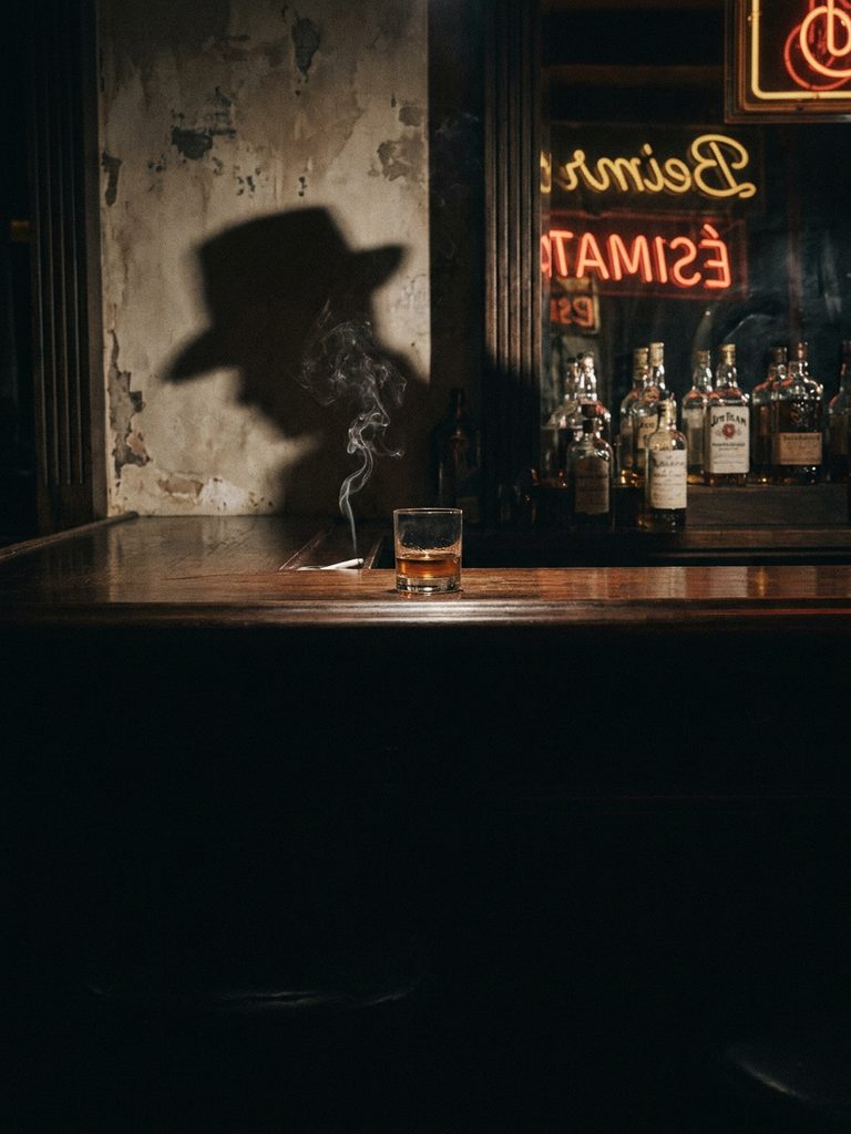 Speakeasy crime scene